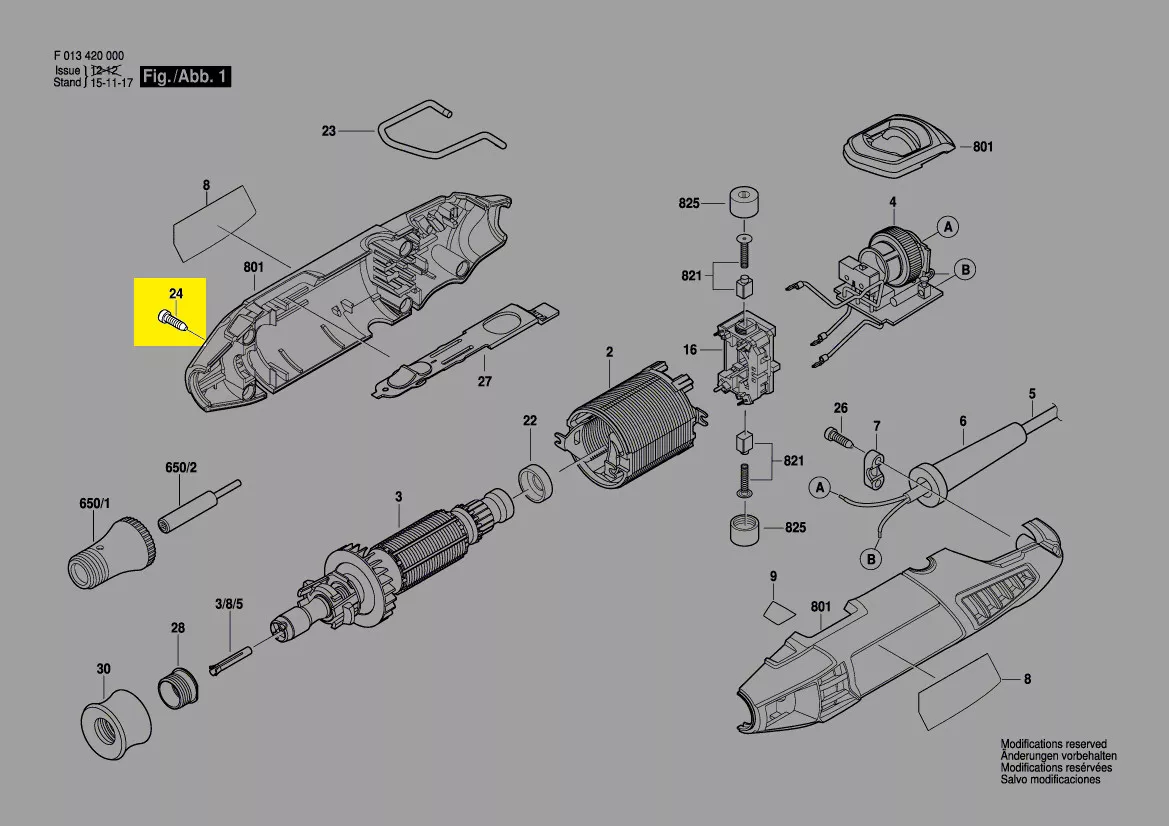 vis réf. 2 615 294 035 Dremel